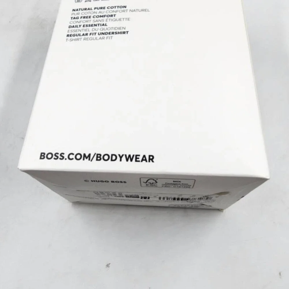 Boss Cotton Crewneck Regular Fit T-Shirt Men's M Multi Short Sleeve - Pack of 3